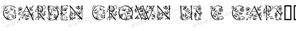 Garden Grown US C Caps字体转换